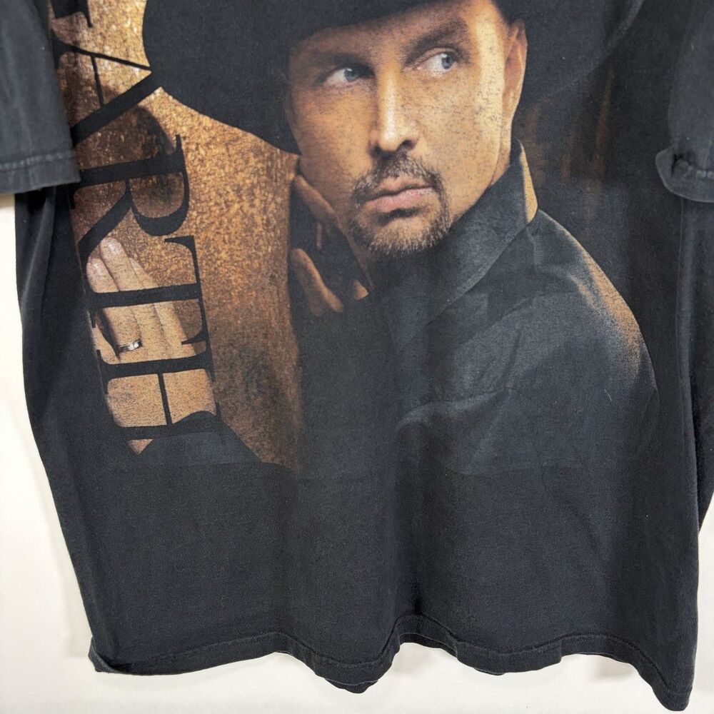 Garth Brooks Kansas City 2007 Concert T Shirt Adult XL Black Double Sided Anvil - Picture 5 of 8